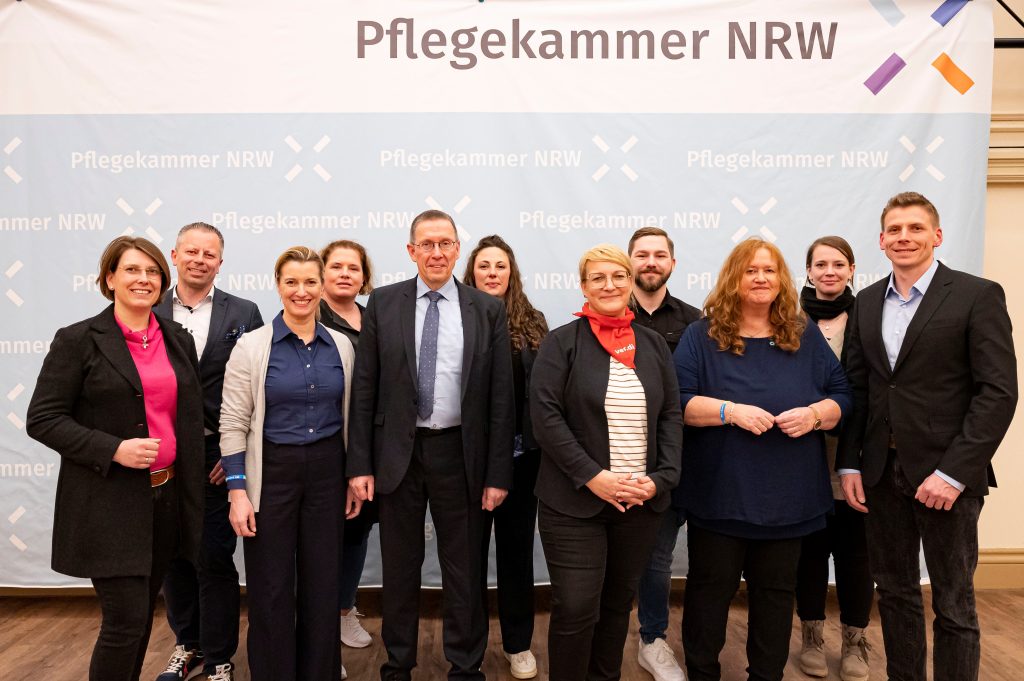 Der Vorstand der Pflegekammer NRW wurde am 24.2.2023 gewählt - Bildnachweis: Eventphotography.de / Florian Hernschier